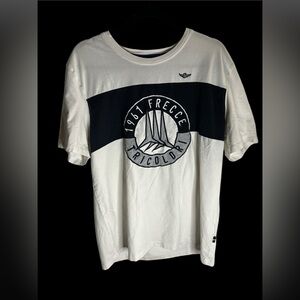 Aeronautica Militare 1961 FREECE Tricolori XXL T-Shirt Blk/Grey/White EUC